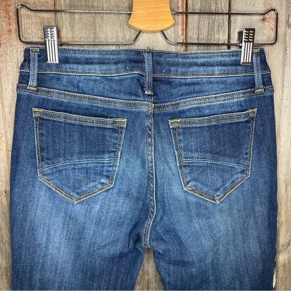 Driftwood Jackie Chevron Embroidered Skinny Jeans sz 26 - Picture 7 of 14